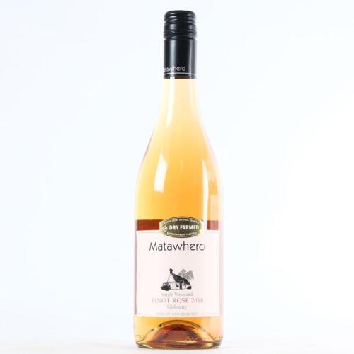 (1) 2018 Matawhero Single Vineyard Dry Farmed Pinot Rose, Gisborne