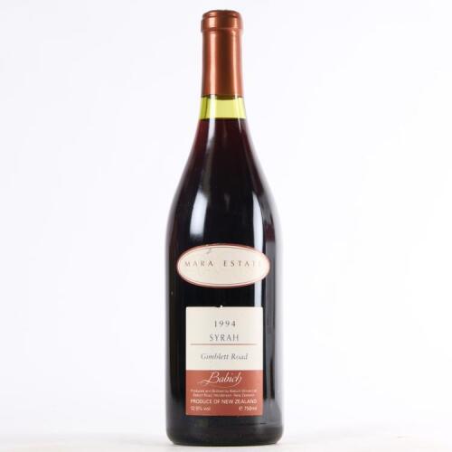 (1) 1994 Babich Mara Syrah, Gimblett Gravels