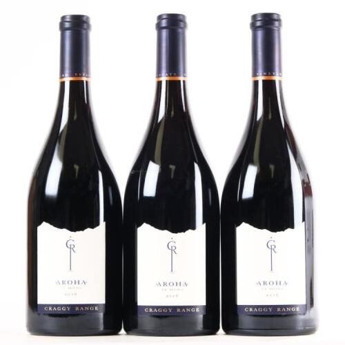 (3)&nbsp;2016 Craggy Range Aroha Pinot&nbsp;Noir, Martinborough