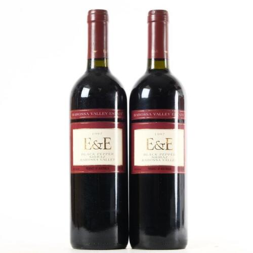 (2) 1997 Barossa Valley Estate E & E Black Pepper Shiraz, Barossa SA