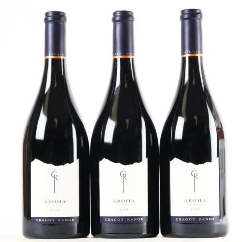 (3)&nbsp;2016 Craggy Range Aroha Pinot&nbsp;Noir, Martinborough