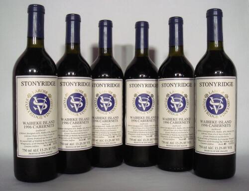 (6) 1996 Stonyridge Larose, Waiheke