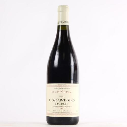 (1) 1999 Vincent Girardin Clos Saint-Denis Grand Cru, Cote de Nuits