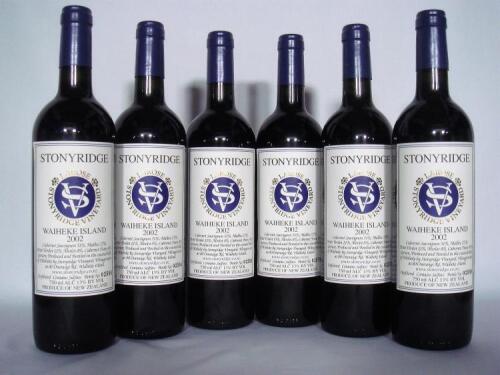 (6) 2002 Stonyridge Larose, Waiheke