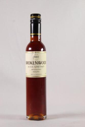 (1) 2004 Brokenwood Jelka Vineyard Late Harvest Riesling 375ml, McLaren Vale