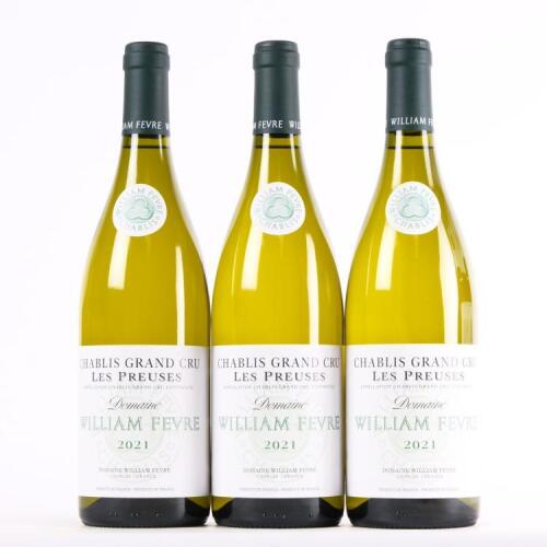 (3) 2021 William Fevre Les Preuses Grand Cru, Chablis