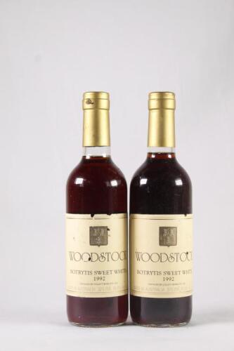 (2) 1992 Woodstock Botrytis Sweet Wine 375ml, McLaren Vale SA