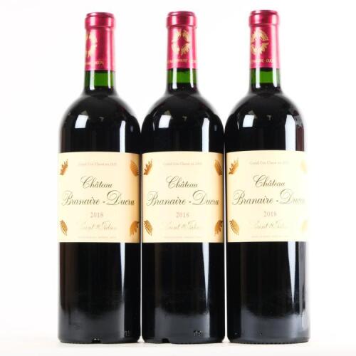 (3) 2018 Chateau Branaire-Ducru 4eme Cru Classe, St Julien