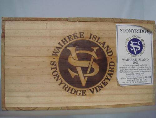(12) 2003 Stonyridge Larose, Waiheke (OWC)