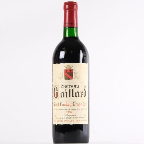 (1) 1986 Chateau Gaillard, St Emilion