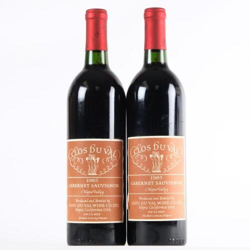 (2) 1985 Clos du Val Cabernet Sauvignon, Napa USA