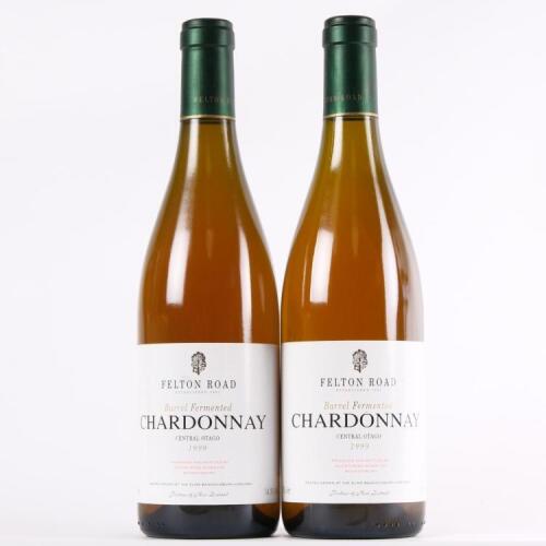 (2) 1999 Felton Road Barrel Fermented Chardonnay, Central Otago Bannockburn