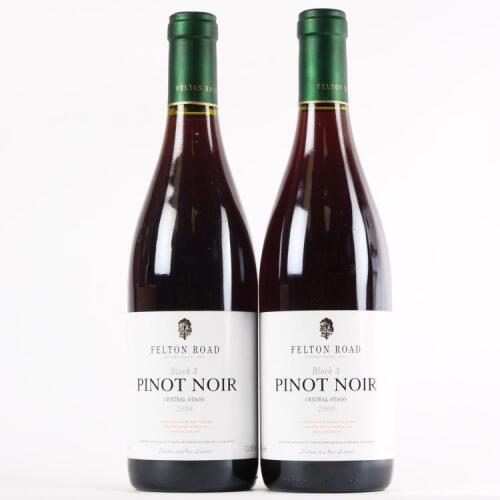 (2) 2000 Felton Road Block 3 Pinot Noir, Bannockburn