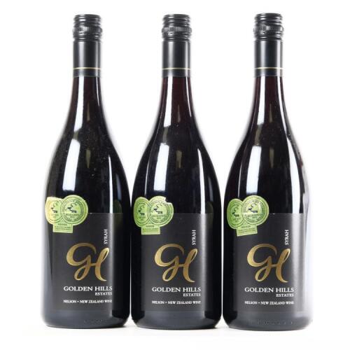 (3) 2009 Golden Hills Estates Syrah, Nelson