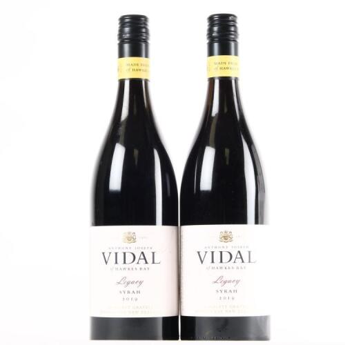 (2) 2019 Vidal Estate Legacy Series Syrah, Gimblett Gravels
