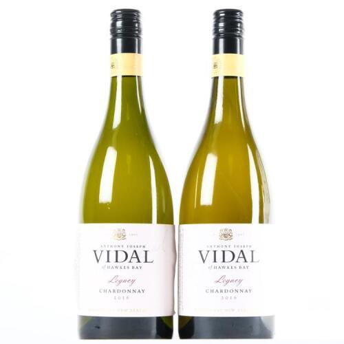(2) 2016 Vidal Estate Legacy Chardonnay, Hawkes Bay