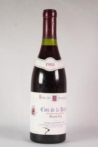 (1) 1988 Domaine Georges Lignier Clos de la Roche Grand Cru, Cote de Nuits
