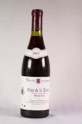 (1) 1987 Domaine Georges Lignier Clos de la Roche Grand Cru, Cote de Nuits