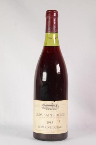 (1) 1983 Domaine Dujac Clos St Denis Grand Cru, Cote de Nuits