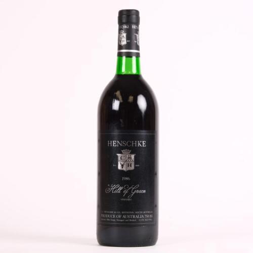 (1) 1986 Henschke Hill of Grace Shiraz, Eden Valley SA