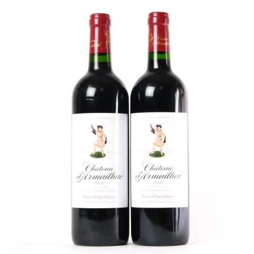 (2) 2008 Chateau d'Armailhac 5eme Cru Classe, Pauillac