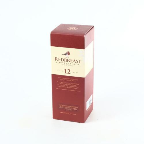 (1) Redbreast 12 Year Old Single Pot Still Irish Whiskey 700ml 40% abv, County Cork Ireland