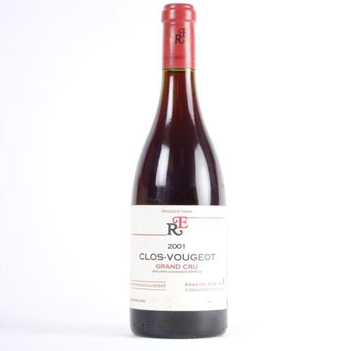 (1) 2001 Domaine Rene Engel Clos Vougeot Grand Cru, Cote de Nuits