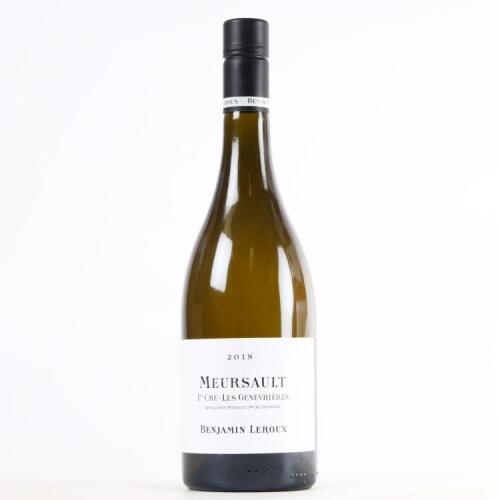 (1) 2018 Benjamin Leroux Meursault Genevrieres 1er Cru, Cote de Beaune