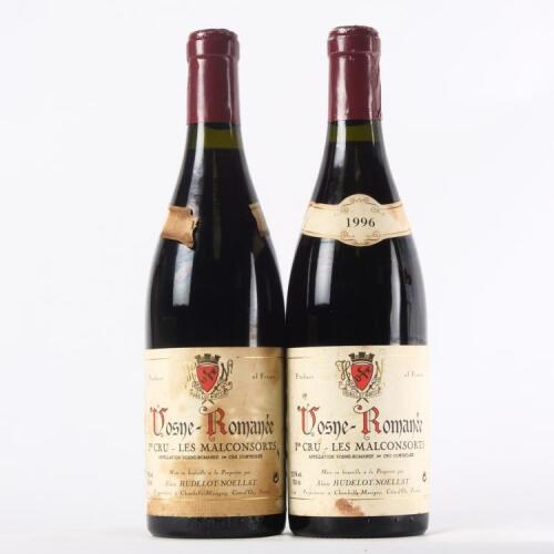 (2) 1996 Alain Hudelot-Noellat Vosne Romanee Les Malconsorts 1er, Cote de Nuits