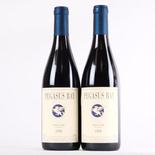 (2) 1998 Pegasus Bay Pinot Noir, Waipara