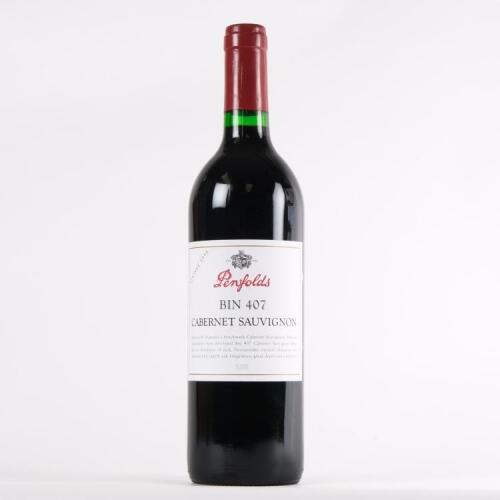 (1) 1998 Penfolds Bin 407 Cabernet Sauvignon, South Australia