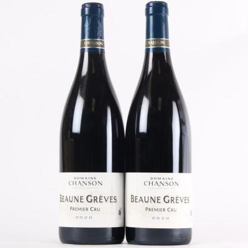(2) 2020 Domaine Chanson Pere & Fils Les Greves Beaune 1er Cru, Cote de Beaune