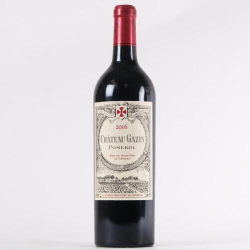 (1) 2016 Chateau Gazin, Pomerol
