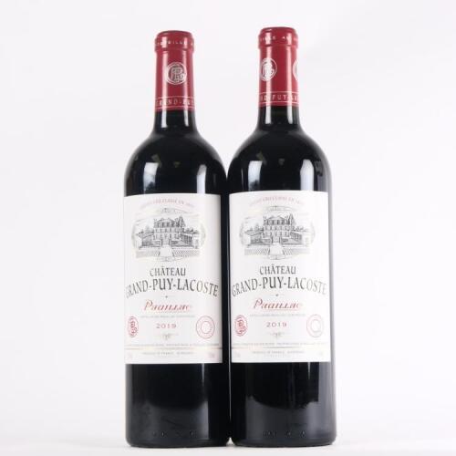 (2) 2019 Chateau Grand Puy Lacoste 5eme Cru Classe, Pauillac