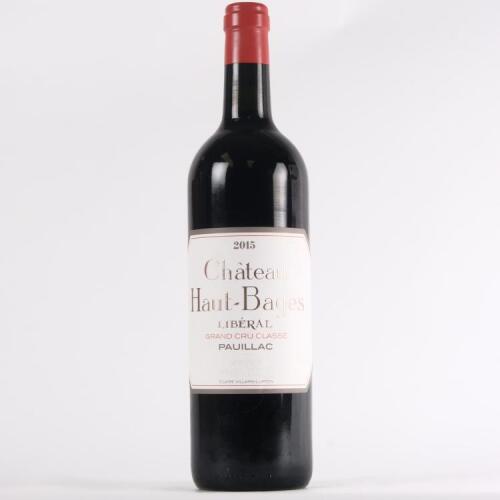 (1) 2015 Chateau Haut Bages Liberal 5eme Cru Classe, Pauillac