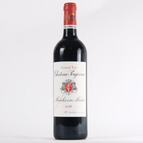 (1) 2016 Chateau Poujeaux, Moulis-en-Medoc