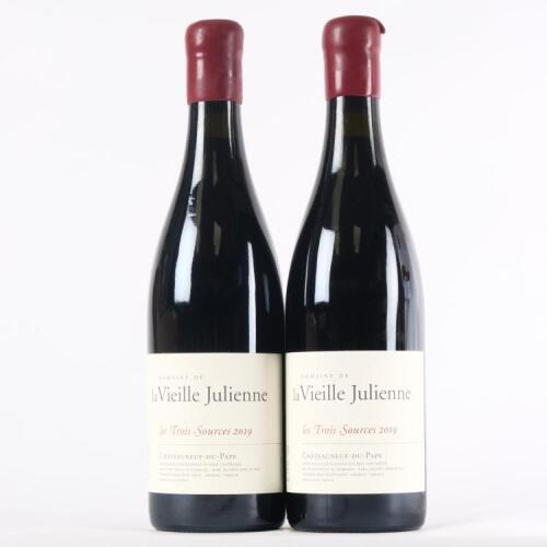 (2) 2019 Domaine de la Vieille Julienne Les Trois Sources Chateauneuf du Pape