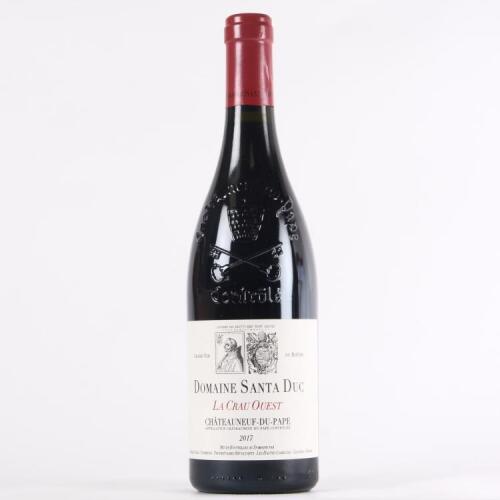 (1) 2017 Domaine Santa Duc La Crau Ouest Chateauneuf du Pape