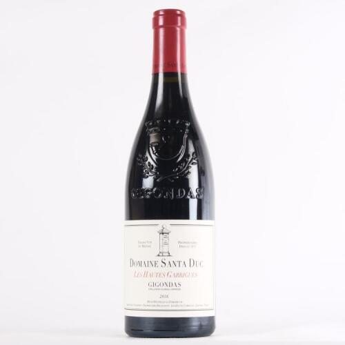 (1) 2016 Domaine Santa Duc Les Hautes Garrigues Gigondas