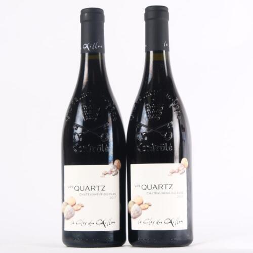 (2) 2017 Le Clos du Caillou Les Quartz Chateauneuf du Pape