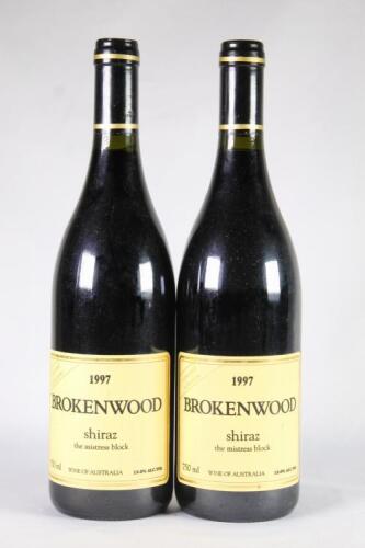 (2) 1997 Brokenwood The Mistress Block Shiraz, Pokolbin NSW