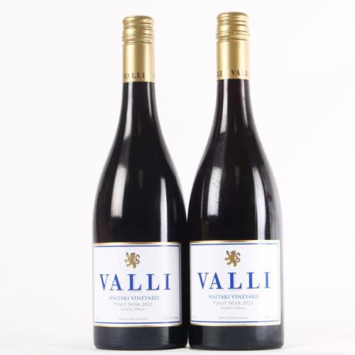 (2) 2021 Valli Pinot Noir, Waitaki