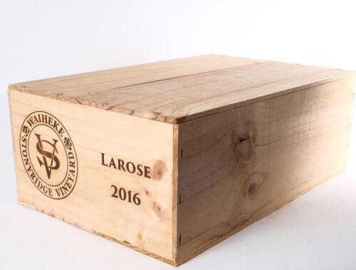 (12) 2016 Stonyridge Vineyard Larose, Waiheke