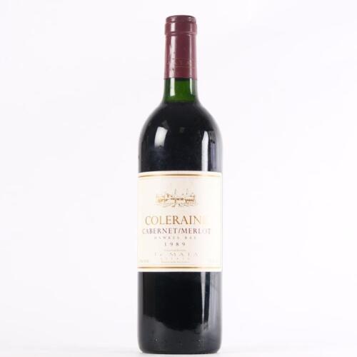 (1) 1989 Te Mata Estate Coleraine, Hawkes Bay
