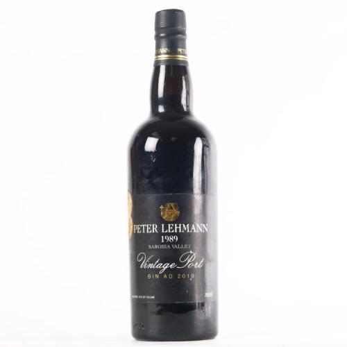 (1) 1989 Peter Lehmann Bin AD 2010 Vintage Fortified, Barossa SA