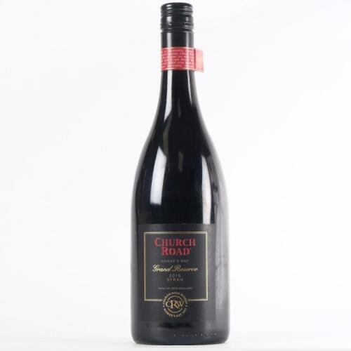 (1) 2015 Church Road Grand Reserve Syrah, Hawkes Bay