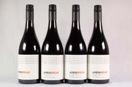 (4) 2017 Clonal Bros Amen Break Zebra Vineyard Pinot Noir, Central Otago*&nbsp;