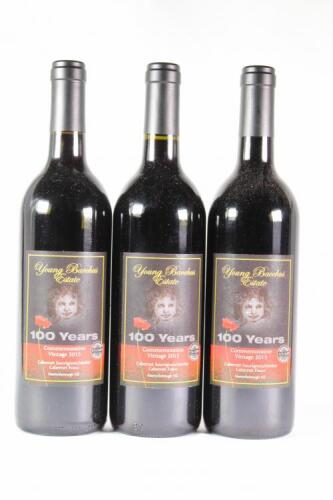(3) 2015 Young Bacchus Estate Cabernet Sauvignon/Merlot/Franc, Martinborough*&nbsp;