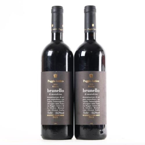(2) 1999 Poggio Antico Brunello di Montalcino Riserva, Tuscany