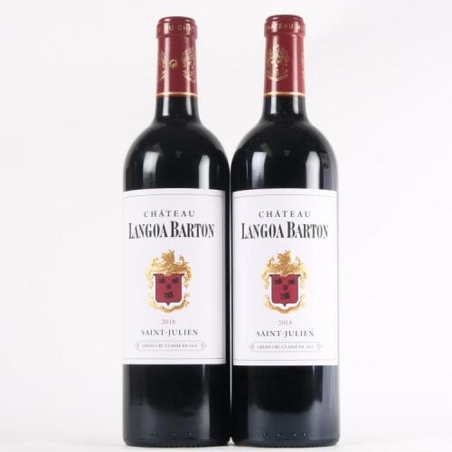 (2) 2018 Chateau Langoa Barton 3eme Cru Classe, St Julien